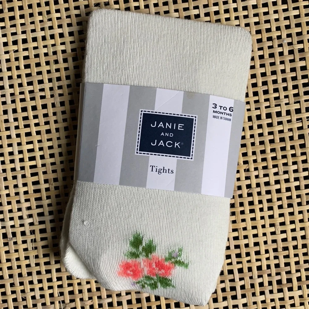 Janie and Jack Baby Girl Bundle 2 Pair of Tights